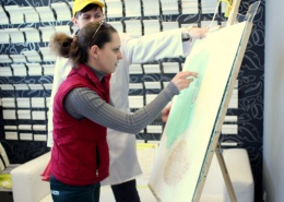 Проведение мастер-классов по нанесению шелковой штукатурки (жидких обоев) SILK PLASTER