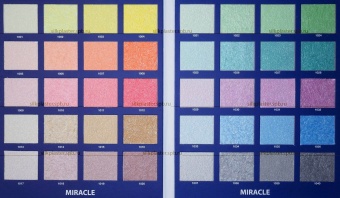 Каталог декоративной штукатурки Миракл от СилкПластер