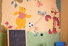 Создание рисунков и аппликаций из жидких обоев SILK PLASTER